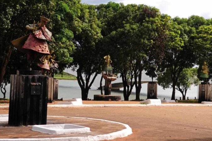 Praça dos Orixás. - (crédito: Pedro Ventura/Agência Brasília) Praça dos Orixás. - (crédito: Pedro Ventura/Agência Brasília)