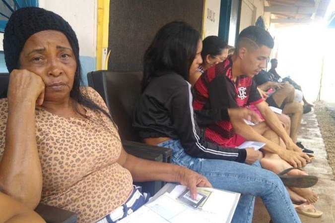 Juranilde Oliveira chegou ao atendimento com dor nas costas e ânsia de vômito
