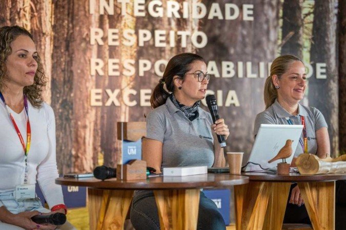 Diretoria da WestRock apresenta O programa "Descomplica — fala simples" para lideranças de todo país: objetivo é a inclusão - (crédito: Divulgação/ WestRock) Diretoria da WestRock apresenta O programa "Descomplica — fala simples" para lideranças de todo país: objetivo é a inclusão - (crédito: Divulgação/ WestRock)