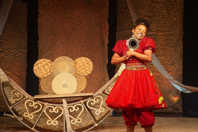 Makeda - A rainha da arábia feliz, espetáculo musical infantil em cartaz no CCBB com direção de Allex Miranda