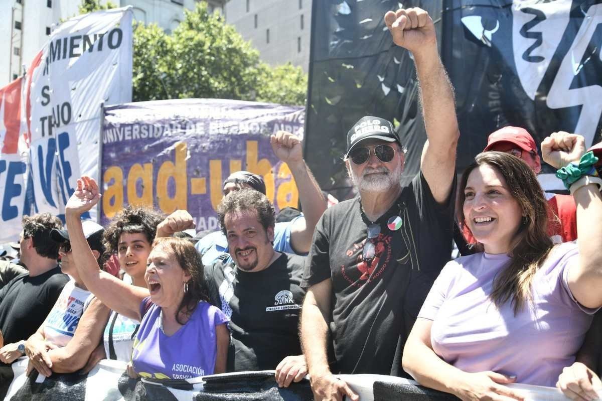 Eduardo Belliboni, líder do Polo Obrero e responsável pela organização de piquetes em Buenos Aires  