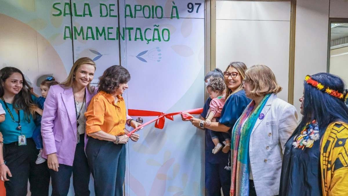 Janja inaugura sala de apoio à amamentação no Palácio do Planalto