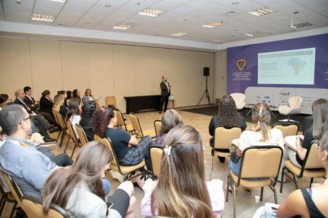 Profissionais durante conferência de saúde - (crédito: Eduardo Torres/HCB) Profissionais durante conferência de saúde - (crédito: Eduardo Torres/HCB)