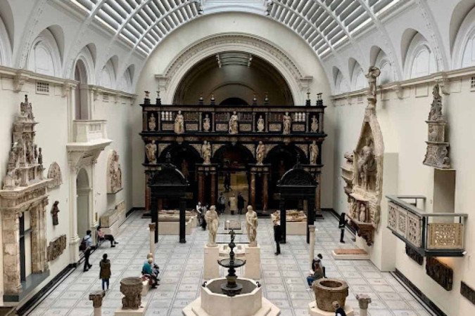 Victoria and Albert Museum, localizado em Londres  -  (crédito: Google Maps )