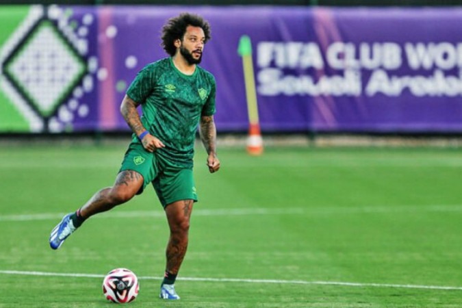 Marcelo foi a única ausência na reapresentação do Fluminense  -  (crédito:  Lucas Mercon)