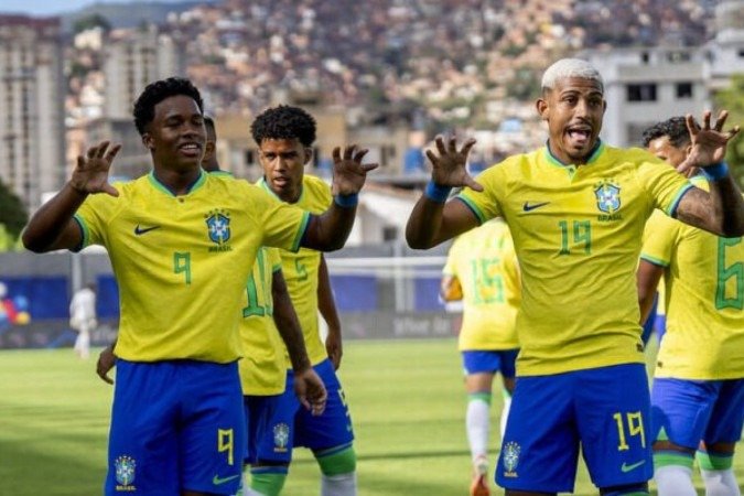 Endrick durante a partida contra a Bolívia - (crédito: Foto: Joilson Marconne/CBF) Endrick durante a partida contra a Bolívia - (crédito: Foto: Joilson Marconne/CBF)