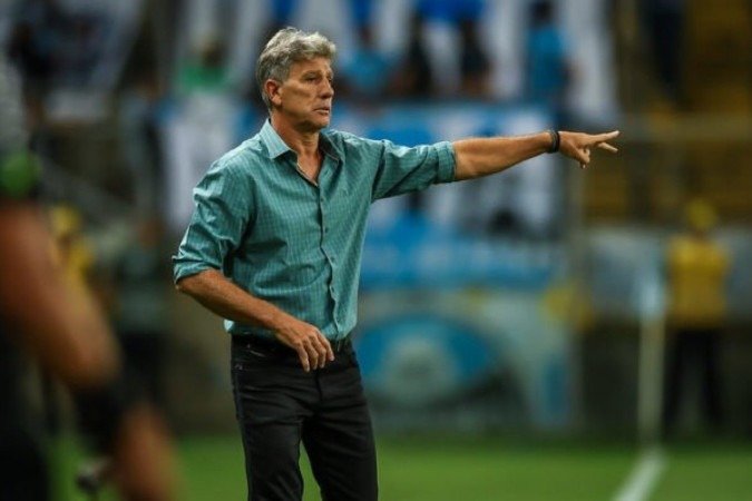 Renato Gaúcho analisa vitória do Grêmio -  (crédito: Foto: Lucas Uebel | Grêmio FBPA)