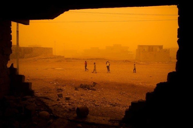 Ofensiva do exército iraquiano contra o Estado Islâmico em Mossul, em 2017 -  (crédito: Andr&eacute; Liohn)