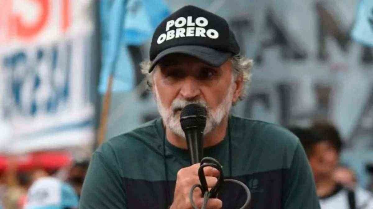 Eduardo Belliboni, líder do movimento Polo Obrero, na Argentina 