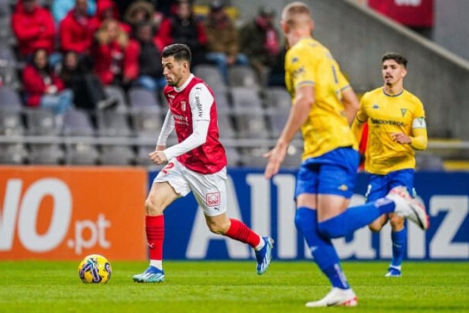 Braga venceu o Estoril por 3 a 1 em dezembro pelo Português -  (crédito: Foto: Divulgação/Braga)