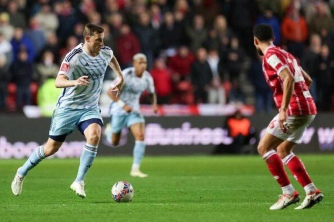 Bristol City e Nottingham Forest empataram sem gols -  (crédito: Adrian Dennis/AFP via Getty Images)