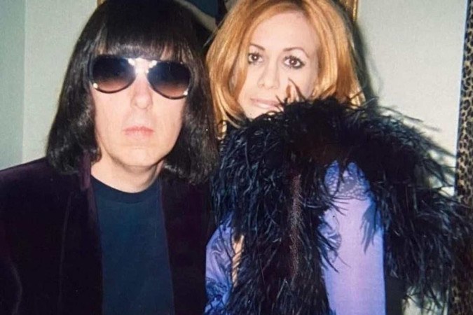 Linda Ramone e Johnny Ramone -  (crédito: Reprodução/Faebook @Linda Ramone)