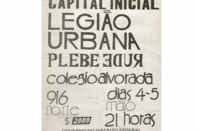 Flyer do primeiro Música Urbana