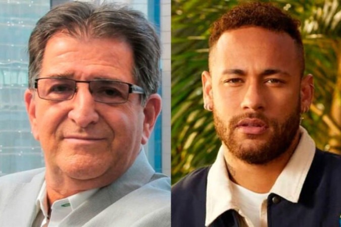 Neymar teve problemas com Dorival no início de carreira -  (crédito: Foto: Ricardo Saibun/Santos)