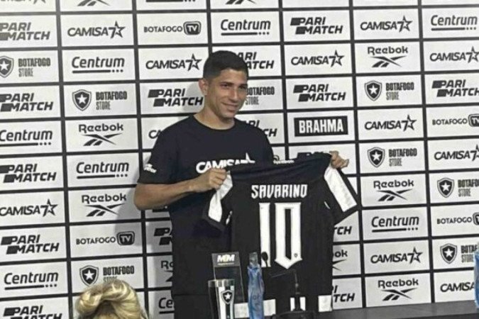 Savarino está na área e pode até estrear no fim de semana - (crédito: Foto: Vítor Silva/Botafogo) Savarino está na área e pode até estrear no fim de semana - (crédito: Foto: Vítor Silva/Botafogo)