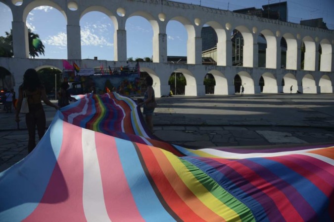 Parada LGBTQIA  no Rio de Janeiro: luta pelo direito de ser cidadão    -  (crédito:  Fernando Frazão/Agência Brasil)