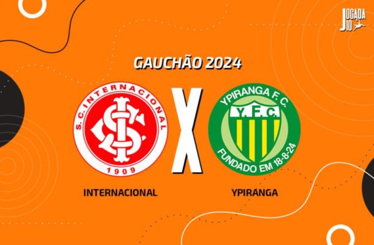 Internacional x Ypiranga: onde assistir, escalações e arbitragem