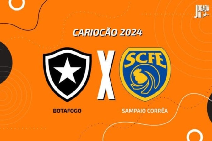 Botafogo x Sampaio Corrêa -  (crédito: Foto: Arte Jogada10)