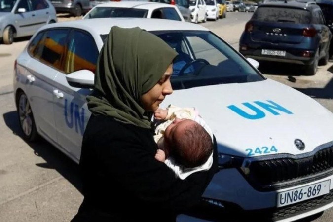 Agência da ONU dá assistência humanitária a palestinos -  (crédito: Reuters)