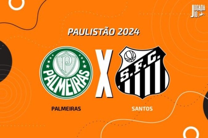 Santos venceu o Palmeiras por 2 a 1 no último confronto das equipes - (crédito: Foto: Cesar Greco/Palmeiras) Santos venceu o Palmeiras por 2 a 1 no último confronto das equipes - (crédito: Foto: Cesar Greco/Palmeiras)