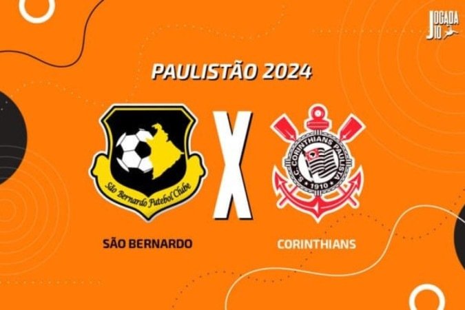 São Bernardo x Corinthians -  (crédito: Foto: Arte Jogada10)