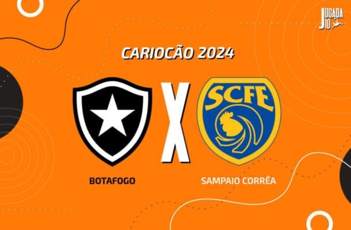 Botafogo x Sampaio Corrêa, AO VIVO, com a Voz do Esporte, às 14h30