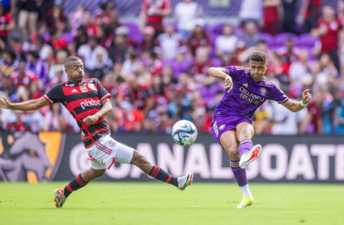 Flamengo sai na frente, mas fica no empate com o Orlando City em amistoso