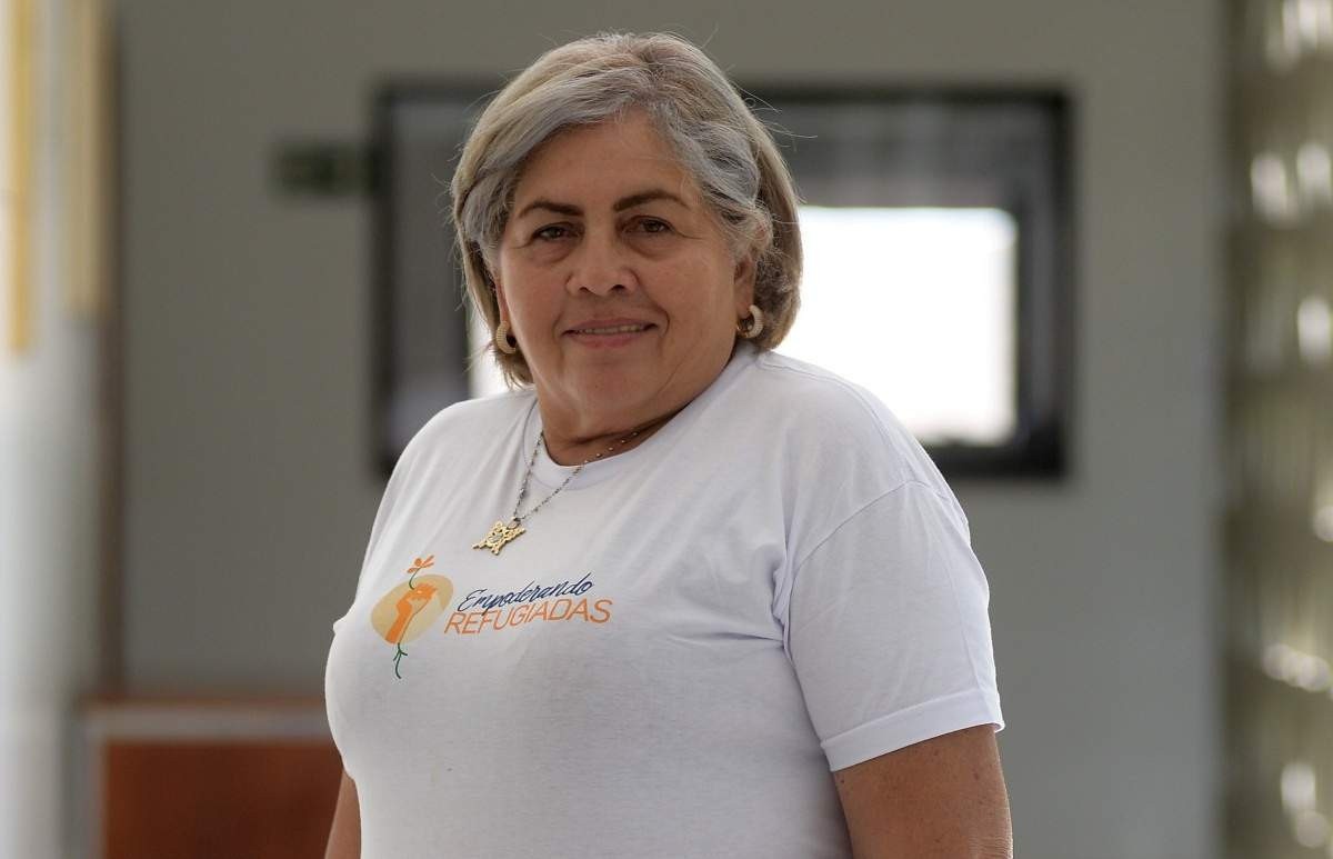 Aos 67 anos, a venezuelana Hilda Guzman refugiou-se no Brasil em 2019
