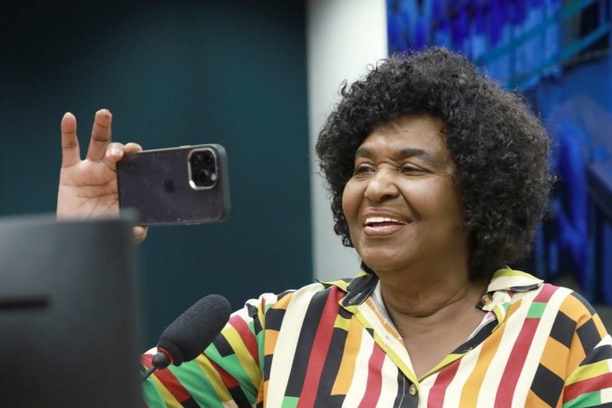 Deputada Benedita da Silva (PT-RJ) -  (crédito: Mario Agra/Câmara dos Deputados)