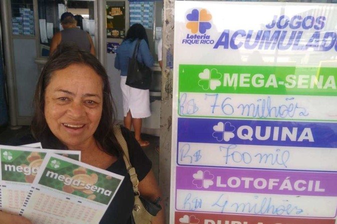 Celeste Maria Pereira, 64, pretende ajudar a neta a quitar o apartamento se ganhar na Mega-Sena - (crédito: Pedro Marra/CB/D.A. Press) Celeste Maria Pereira, 64, pretende ajudar a neta a quitar o apartamento se ganhar na Mega-Sena - (crédito: Pedro Marra/CB/D.A. Press)