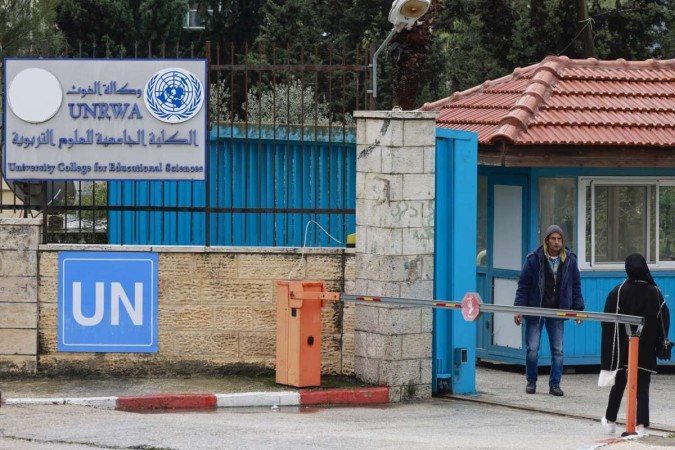  secretário-geral da ONU, Antonio Guterres, pediu apoio contínuo à UNRWA, a agência das Nações Unidas para refugiados palestinos       -  (crédito: JAAFAR ASHTIYEH / AFP)