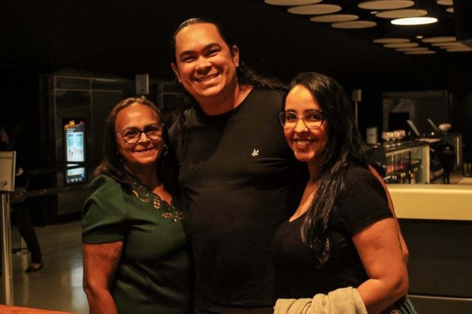  Maria Ramos, Jorge Bruno e Cíntia Ramos.