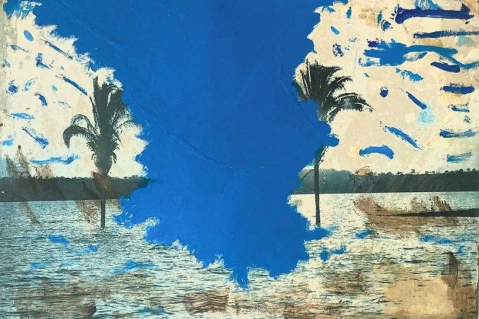 As paisagens fazem parte da pesquisa do artista sobre as próprias origens