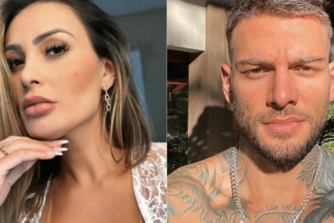 Andressa Urach e Lucas Lucco -  (crédito:  Reprodução/ Instagram )