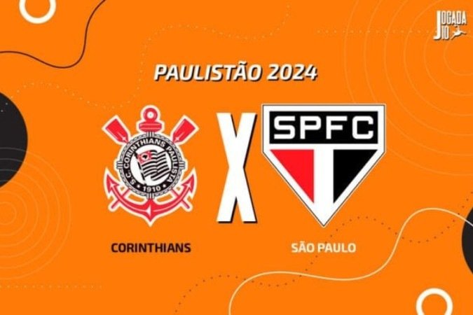 Corinthians x São Paulo - (crédito: Foto: Arte Jogada10) Corinthians x São Paulo - (crédito: Foto: Arte Jogada10)