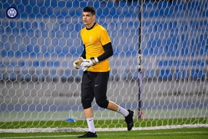 Gabriel Brazão será jogador do Santos -  (crédito: Foto: Divulgação/Inter de Milão)