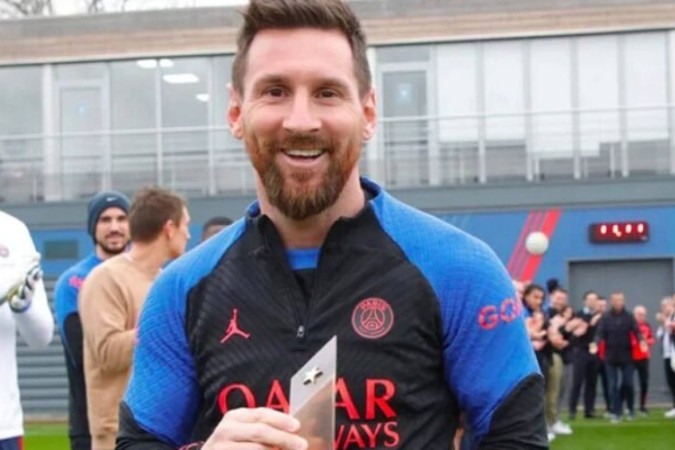 Messi vai receber grande quantia para uma propaganda   -  (crédito: Foto: Reprodução/Instagram)