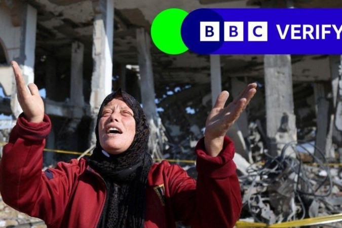 Ao menos metade dos edifícios de Gaza foram danificados ou destruídos, aponta análise da BBC -  (crédito: Getty Images)