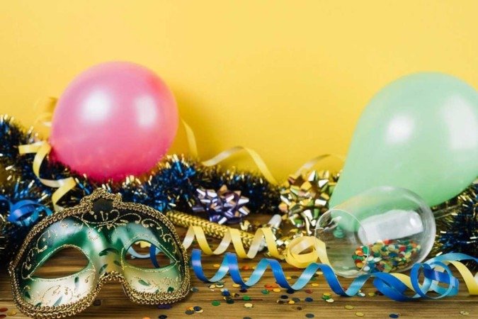 Os balões podem ajudar 
a levar cor 
ao ambiente