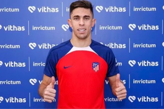 Gabriel Paulista chega para reforçar a zaga do Colchonero -  (crédito: Foto: Reprodução Site Atlético de Madrid)