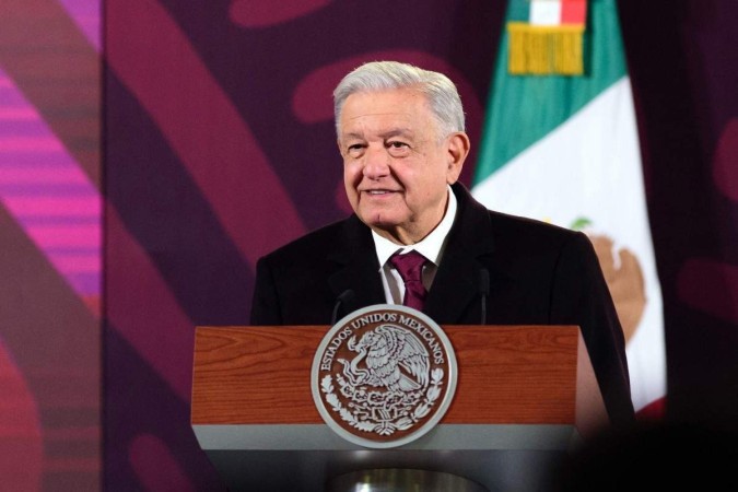 Presidente do México, Andres Manuel Lopez Obrador  -  (crédito: HANDOUT / MEXICAN PRESIDENCY / AFP)