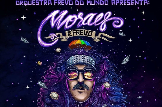 Arte da Capa do álbum Moraes é frevo -  (crédito: Muzac Music/Divulgação)