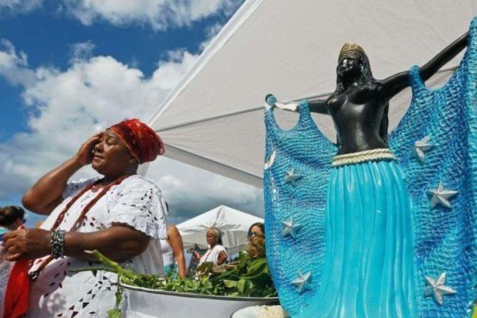 Iemanjá é uma divindade originalmente negra - (crédito: Getty Images) Iemanjá é uma divindade originalmente negra - (crédito: Getty Images)
