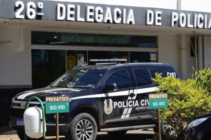 26ª delegacia de polícia, em Samambaia Norte  -  (crédito: Marcelo Ferreira/CB/D.A Press)