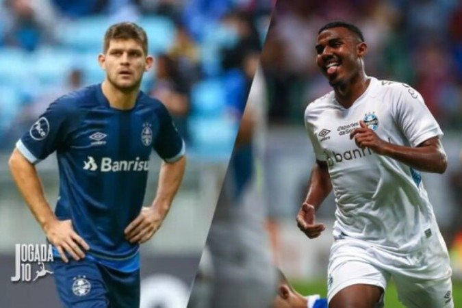 Kannemann e Cuiabano treinam com os reservas do Grêmio -  (crédito: Foto: Lucas Eubel/Grêmio)