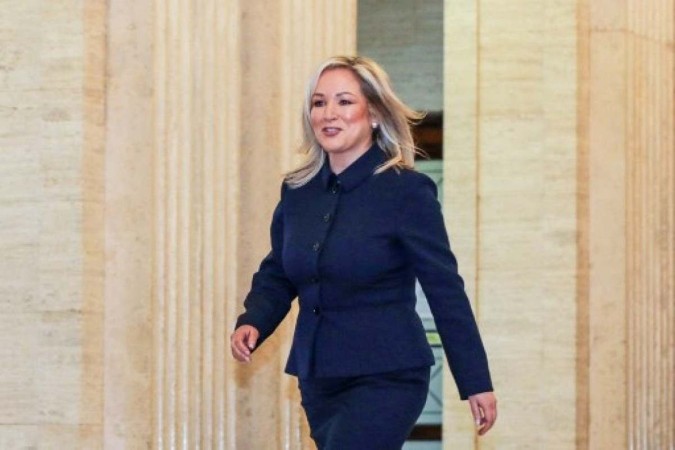 Michelle O'Neill -  (crédito: Paul Faith / AFP)