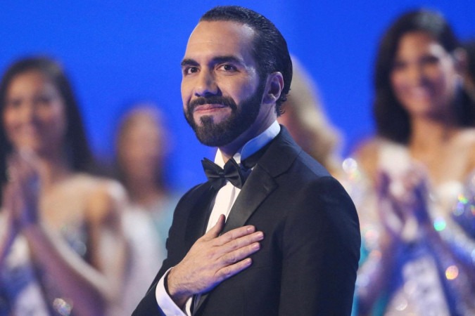 Nayib Bukele compareceu ao concurso de Miss Universo, celebrado em El Salvador em novembro de 2023 -  (crédito: Reuters)