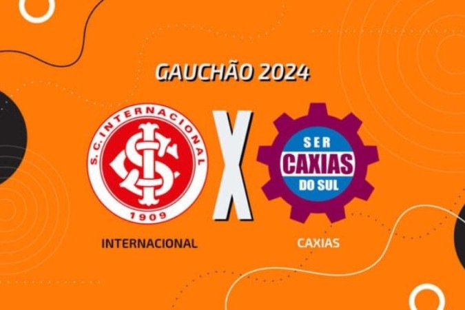 Internacional x Caxias -  (crédito: Foto: Arte Jogada10)