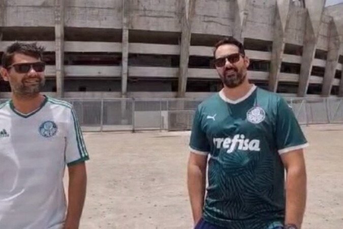 Torcedores já estão no Mineirão para a final da Supercopa - (crédito: Foto: Reprodução) Torcedores já estão no Mineirão para a final da Supercopa - (crédito: Foto: Reprodução)