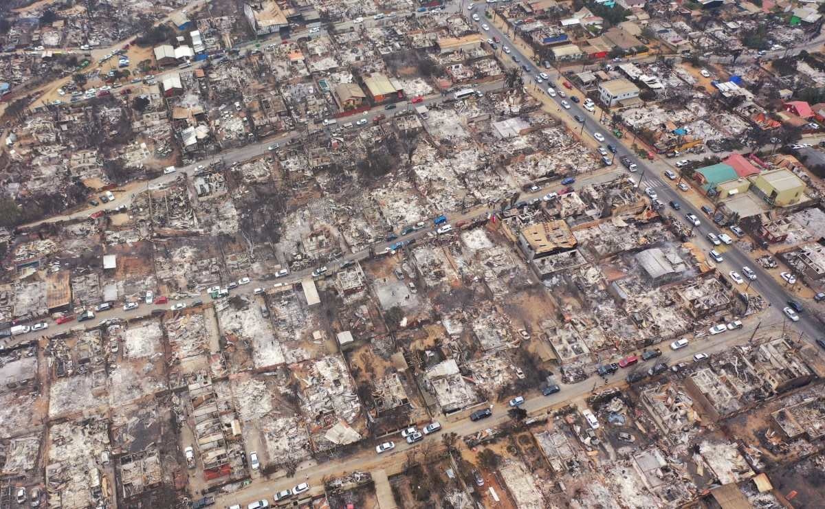 Tragédia no Chile: Fogo mata ao menos 99 pessoas e destrói 3 mil casas